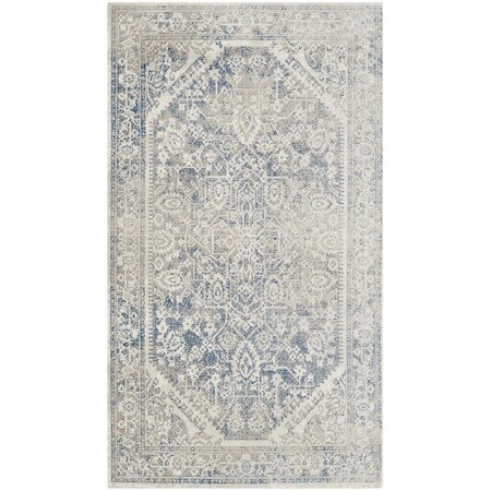 Safavieh Patina Rectangle Area Rug, Grey and Blue - 3 x 5 ft. PTN318A-3